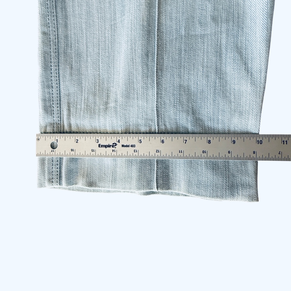 Akris Punto Chieko High-Rise Wide Leg Denim Jeans Women’s Size 8 - Picture 16 of 16